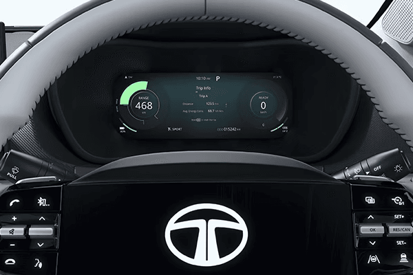 Tata Curvv EV Rear View - Electric SUV Design