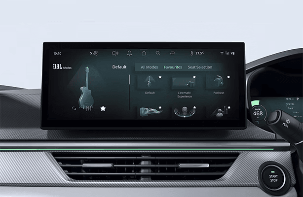 JBL Sound Modes - Tata Curvv EV Audio Customization
