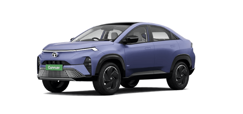 Tata Curvv EV Electric SUV in Virtual Sunrise Color