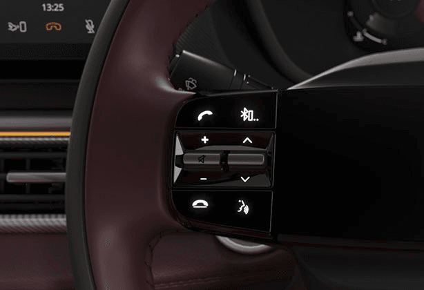 Tata Curvv Steering Mounted Controls for Audio and Connectivity - Smart Driving Features