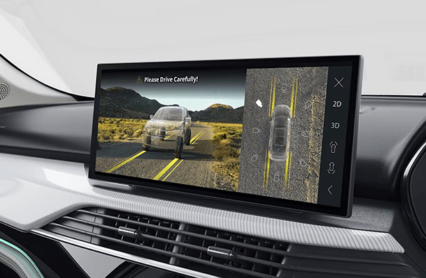 Tata Harrier EV 540° Surround View - Advanced Camera System for Complete Visibility