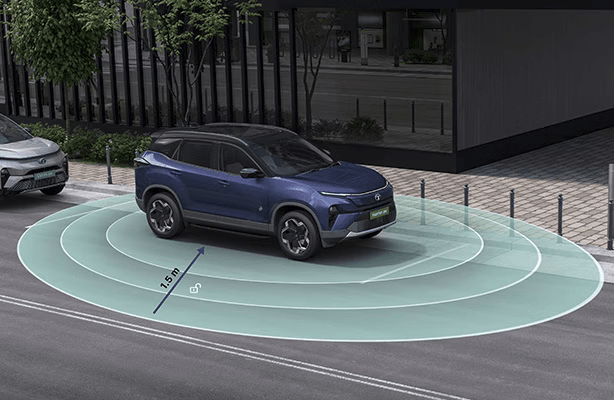 Tata Harrier EV Digi Access - Proximity-based Smart Entry System