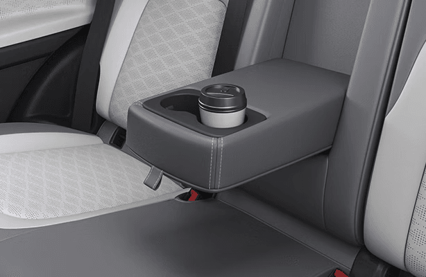 Tata Harrier EV Rear Armrest With Cup Holder - Convenience Features