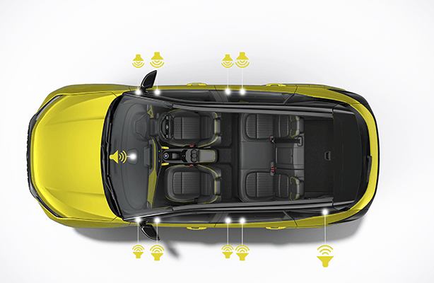 JBL 10-Speaker Audio System in Tata Harrier Premium SUV
