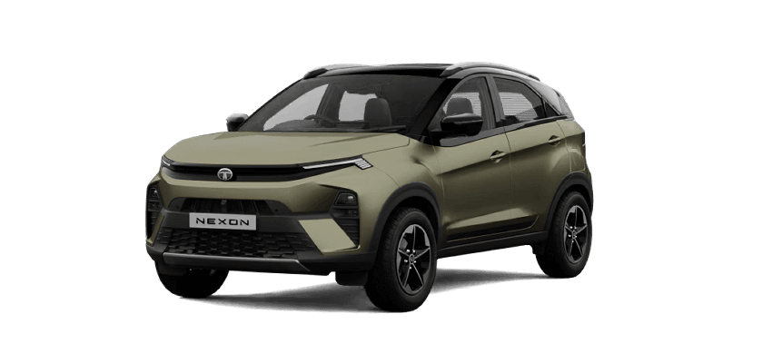 Tata Nexon SUV in Grassland Beige color - Premium compact SUV