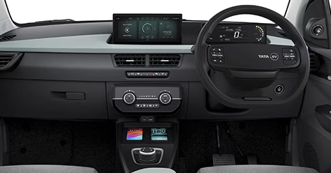 Tiago EV Futuristic Dashboard