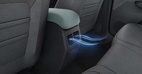 Rear AC Vents in Tiago EV