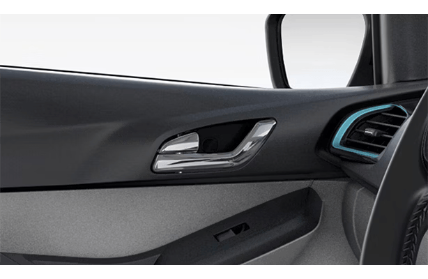 Interior Chrome Door Handles in Tigor EV