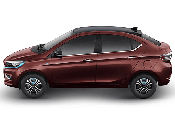 Tata Tigor EV Signature Teal Blue Color