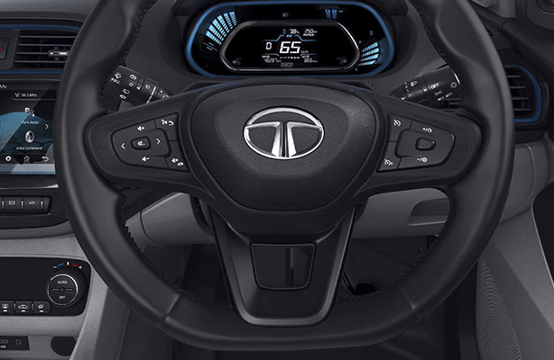 Flat Bottom Steering Wheel in Tata Tigor EV
